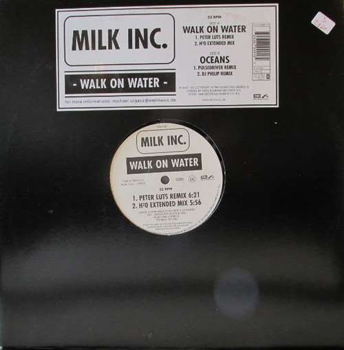 Cover Milk Inc. - Walk On Water / Oceans (Part I) (12) Schallplatten Ankauf