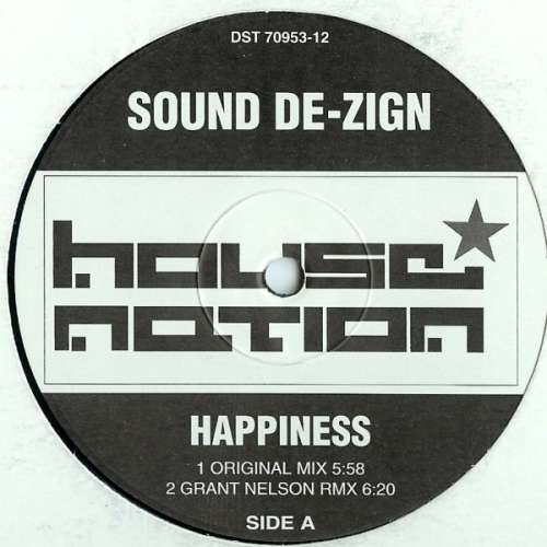 Cover Sound De-Zign - Happiness (12) Schallplatten Ankauf