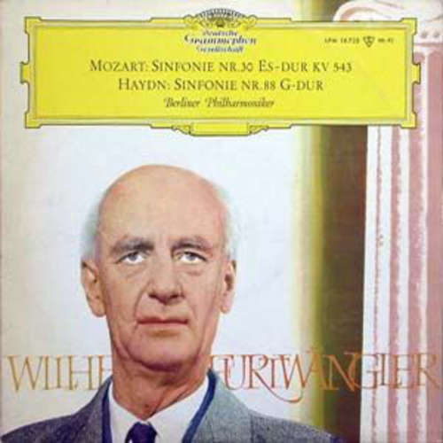 Cover Mozart* / Haydn* – Berliner Philharmoniker, Wilhelm Furtwängler - Sinfonie Nr. 39 Es-dur KV 543 / Sinfonie Nr. 88 G-dur (LP, Mono) Schallplatten Ankauf
