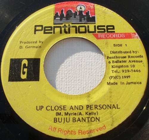 Cover Buju Banton - Up Close And Personal (7) Schallplatten Ankauf