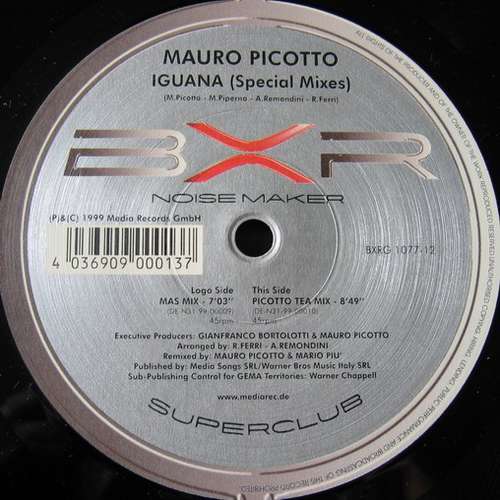 Cover Mauro Picotto - Iguana (Special Mixes) (12) Schallplatten Ankauf