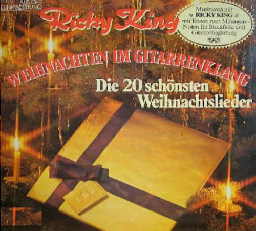 Cover Ricky King - Weihnachten Im Gitarrenklang - Die 20 Schönsten Weihnachtslieder (LP) Schallplatten Ankauf