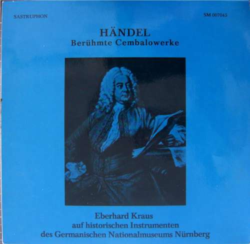 Cover Händel*, Eberhard Kraus - Berühmte Cembalowerke (LP) Schallplatten Ankauf
