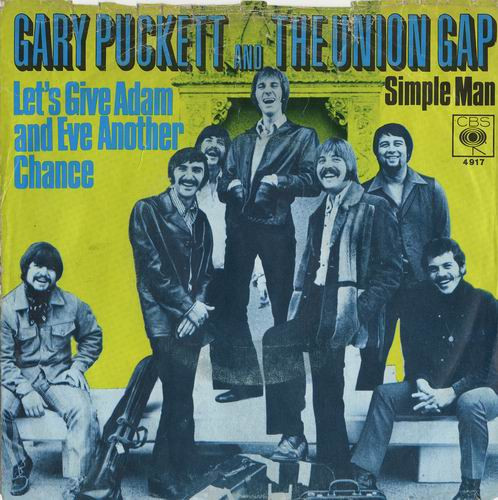 Cover Gary Puckett And The Union Gap* - Let's Give Adam And Eve Another Chance / Simple Man (7) Schallplatten Ankauf