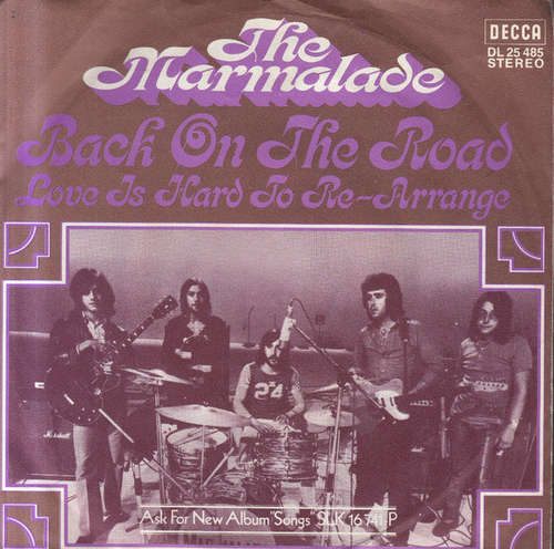 Cover The Marmalade - Back On The Road (7, Single) Schallplatten Ankauf