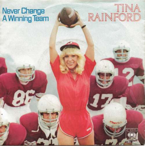 Cover Tina Rainford - Never Change A Winning Team (7, Single) Schallplatten Ankauf