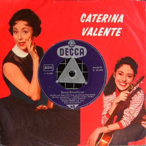 Cover Caterina Und Silvio - Sweet Sweetheart / Bongo Cha Cha Cha (7, Single) Schallplatten Ankauf