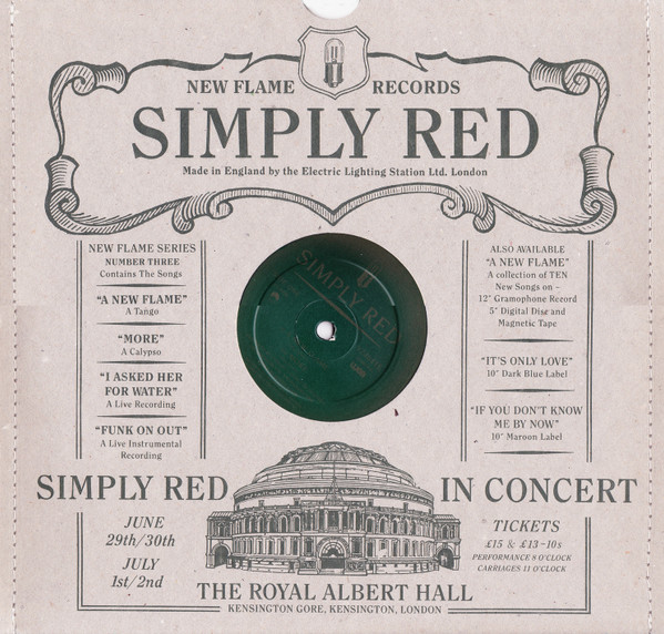 Cover Simply Red - A New Flame (10, Single, Ltd, Num) Schallplatten Ankauf