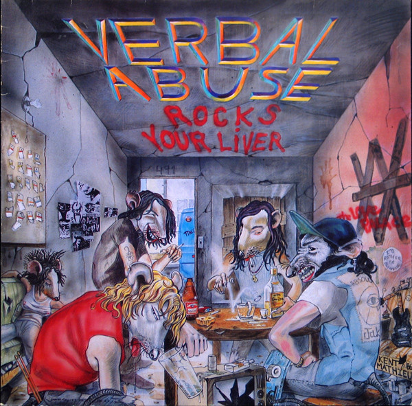 Cover Verbal Abuse - Rocks Your Liver (LP, Album) Schallplatten Ankauf