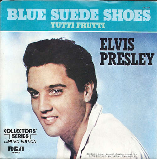 Cover Elvis Presley - Blue Suede Shoes (7, Single, Mono, Ltd, RE) Schallplatten Ankauf