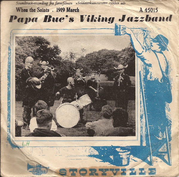 Cover Papa Bue's Viking Jazzband* - When The Saints Go Marching In / 1919 March (7, Single, Red) Schallplatten Ankauf