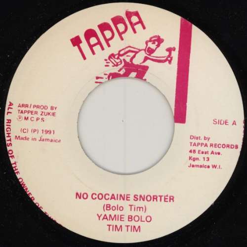 Cover Yamie Bolo*, Tim Tim* - No Cocaine Snorter (7) Schallplatten Ankauf
