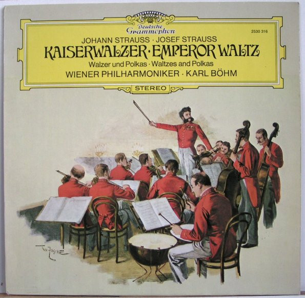 Cover Johann Strauss* & Josef Strauss* - Emperor Waltz - Kaiserwalzer (LP) Schallplatten Ankauf