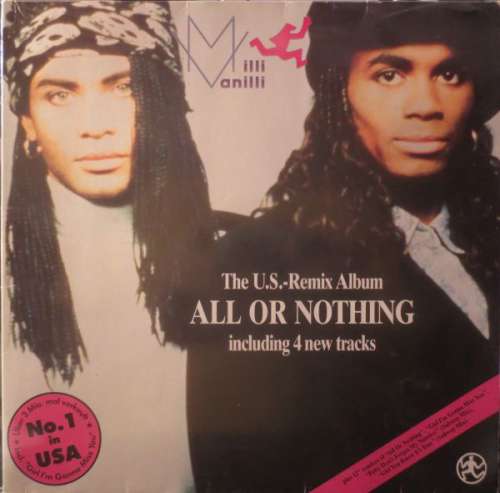 Cover Milli Vanilli - All Or Nothing - The U.S.-Remix Album (LP, Album, Gat) Schallplatten Ankauf