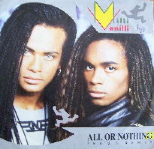Cover Milli Vanilli - All Or Nothing (The U.S. Mega Mix) (12, Maxi) Schallplatten Ankauf