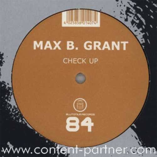 Cover Max B. Grant - Check Up (12) Schallplatten Ankauf