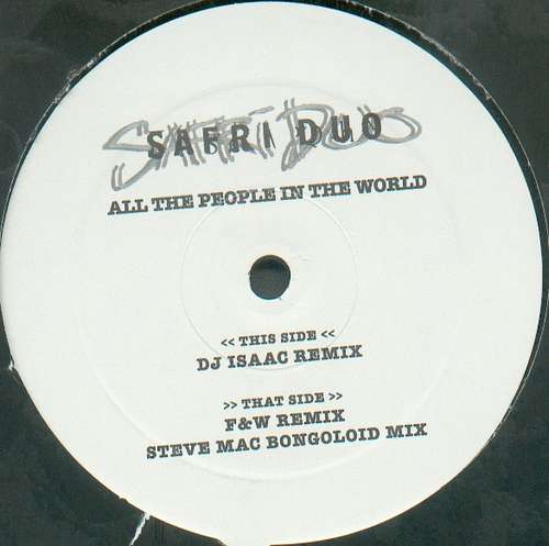 Cover Safri Duo - All The People In The World (12) Schallplatten Ankauf