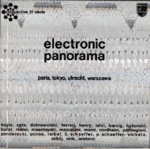 Cover Various - Electronic Panorama: Paris, Tokyo, Utrecht, Warszawa (4xLP, Comp + Box) Schallplatten Ankauf