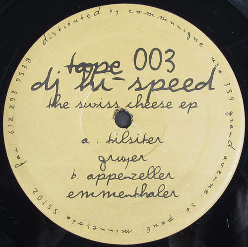 Cover DJ Hi-Speed - The Swiss Cheese EP (12, EP) Schallplatten Ankauf