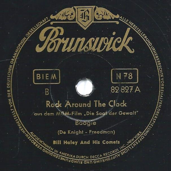 Bild Bill Haley And His Comets - Rock Around The Clock / A.B.C. Boogie  (Shellac, 10) Schallplatten Ankauf