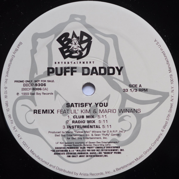 Cover Puff Daddy - Satisfy You (12, Promo) Schallplatten Ankauf