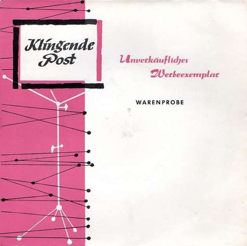 Cover Various - Klingende Post I/1962 (7, Mixed, Promo, Smplr) Schallplatten Ankauf