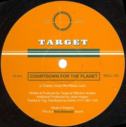 Cover Target (4) - Countdown For The Planet (12) Schallplatten Ankauf