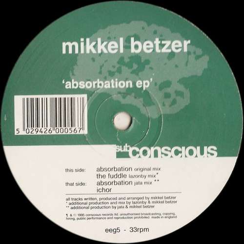 Cover Mikkel Betzer - Absorbation EP (12, EP) Schallplatten Ankauf