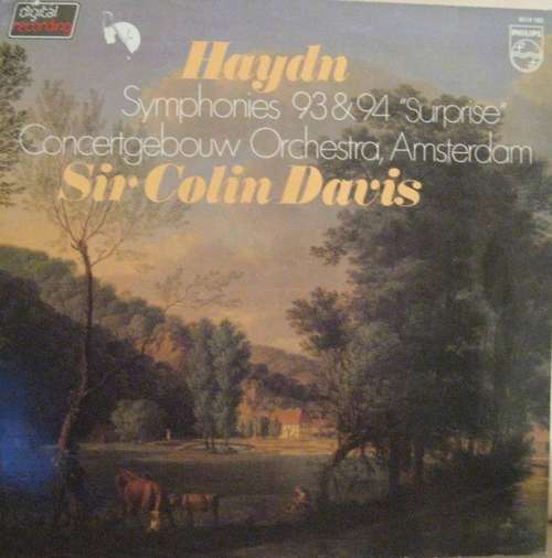 Cover Haydn* / Concertgebouw Orchestra, Amsterdam*, Sir Colin Davis - Symphonies 93 & 94 Surprise (LP, dig) Schallplatten Ankauf
