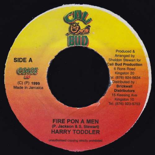 Bild Harry Toddler / Vyl Mark - Fire Pon A Men / No Yatty (7) Schallplatten Ankauf