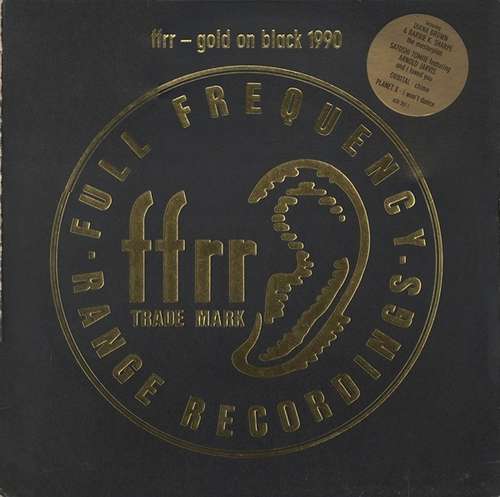 Cover Various - FFRR - Gold On Black 1990 (LP, Comp) Schallplatten Ankauf