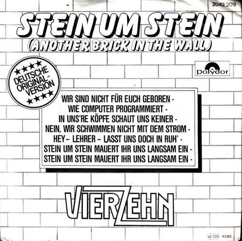 Cover Vierzehn - Stein Um Stein (7, Single) Schallplatten Ankauf