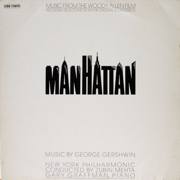 Cover George Gershwin / New York Philharmonic* - Music From The Woody Allen Film Manhattan (LP, Album) Schallplatten Ankauf