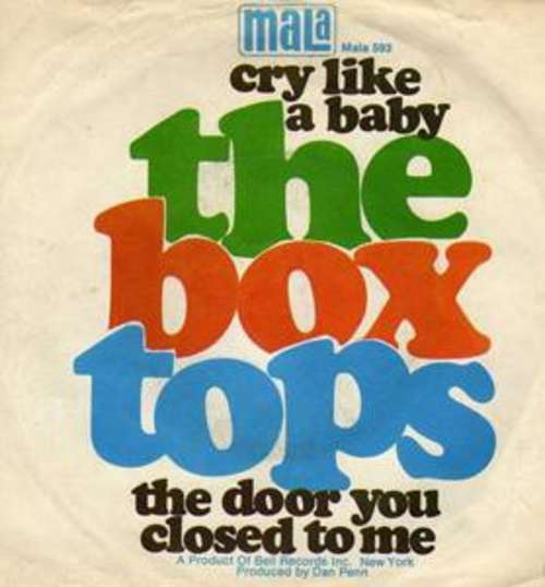 Cover The Box Tops* - Cry Like A Baby / The Door You Closed To Me (7, Single) Schallplatten Ankauf