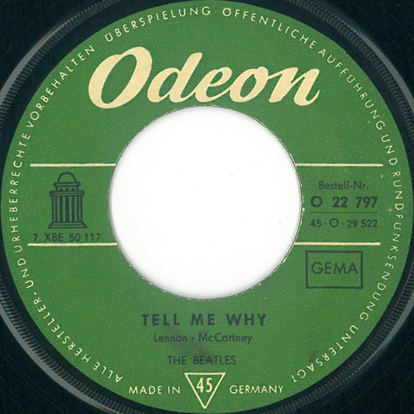 Cover The Beatles - Tell Me Why (7, Single) Schallplatten Ankauf