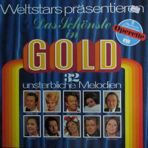Bild Various - Weltstars Präsentieren Das Schönste In Gold (2xLP, Comp, Gat) Schallplatten Ankauf