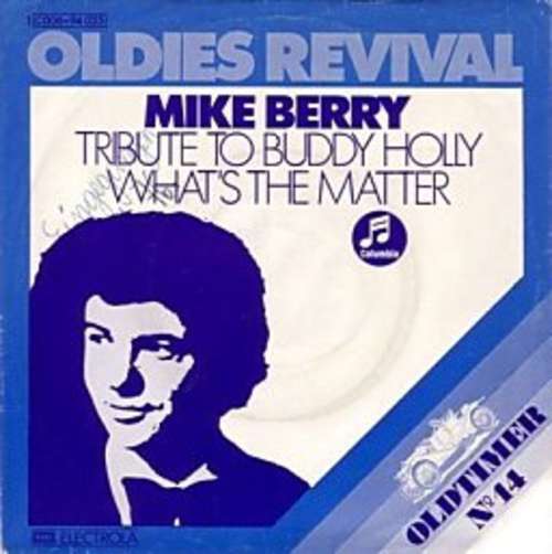 Cover Mike Berry With The Outlaws (3) - Tribute To Buddy Holly (7, Single, Mono, RE) Schallplatten Ankauf