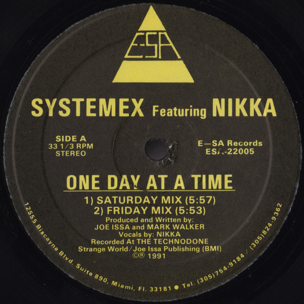 Cover Systemex Featuring Nikka - One Day At A Time (12) Schallplatten Ankauf