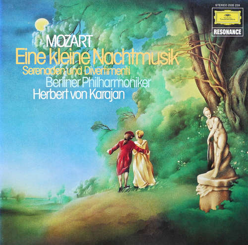 Cover Mozart* : Herbert von Karajan • Berliner Philharmoniker - Eine Kleine Nachtmusik Serenaden Und Divertimenti (LP, Comp, RE) Schallplatten Ankauf