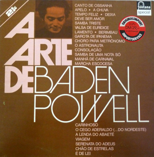 Cover Baden Powell - A Arte De Baden Powell (2xLP, Comp, RE) Schallplatten Ankauf