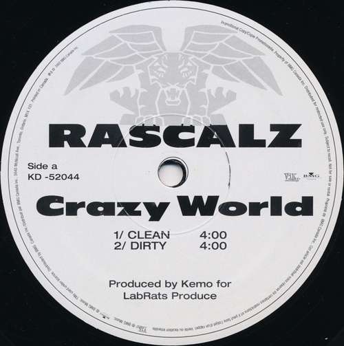 Cover Rascalz - Crazy World / Filthy (12, Promo) Schallplatten Ankauf