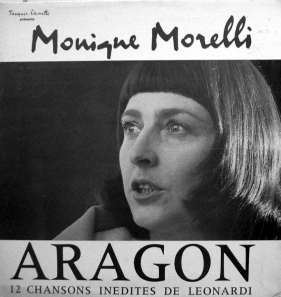 Bild Monique Morelli - Aragon - 12 Chansons Inedites De Leonardi (LP, Album) Schallplatten Ankauf