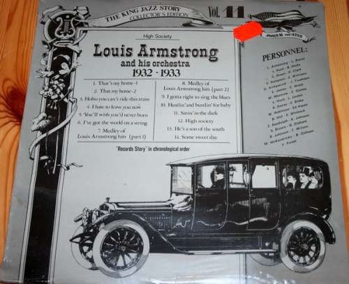 Cover Louis Armstrong And His Orchestra - High Society 1932-1933 (LP, Comp) Schallplatten Ankauf