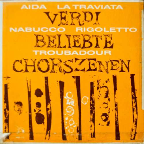 Cover Giuseppe Verdi - Beliebte Chorszenen (10) Schallplatten Ankauf
