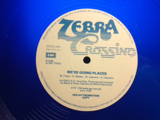 Cover Zebra Crossing - We're Going Places / Milk 'N' Honey (12, Blu) Schallplatten Ankauf