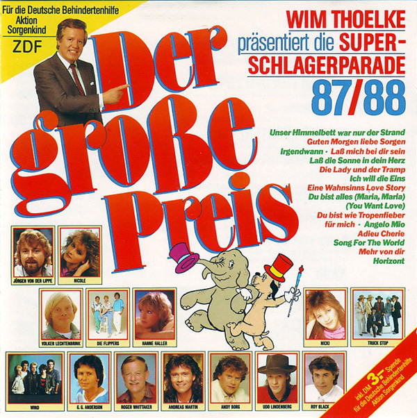 Cover Various - Der Große Preis • Wim Thoelke Präsentiert Die Super-Schlagerparade 87/88 (LP, Comp) Schallplatten Ankauf