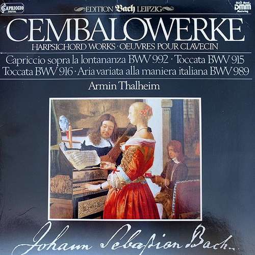 Cover Johann Sebastian Bach, Armin Thalheim - Cembalowerke (LP, Club, Gat) Schallplatten Ankauf