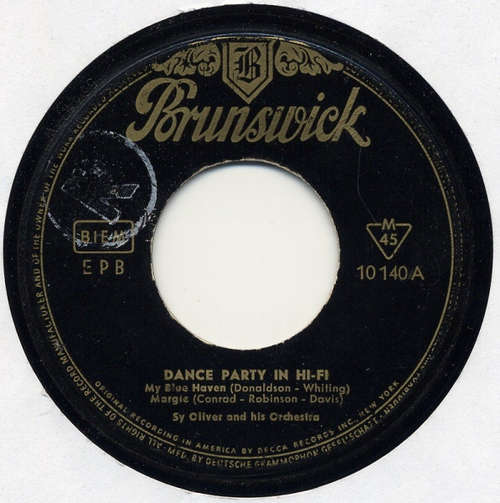 Cover Sy Oliver And His Orchestra - Dance Party In Hi-Fi (7, EP) Schallplatten Ankauf