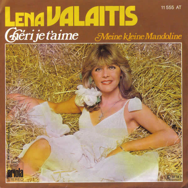 Cover Lena Valaitis - Chérie Je T'aime (7, Single) Schallplatten Ankauf
