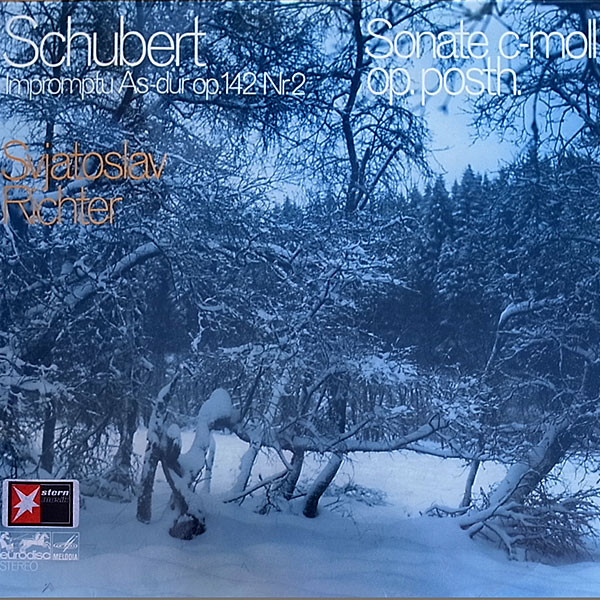 Cover Svjatoslav Richter*, Schubert* - Impromptu As-Dur Op.142 Nr. 2 / Sonate C-Moll Op. Posth. (LP, Album) Schallplatten Ankauf